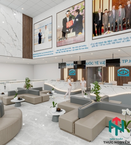 Thiết Kế Nội Thất Bệnh Viện Mắt Chuẩn Y Tế, Thẩm Mỹ Cao