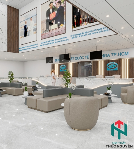 Thiết Kế Nội Thất Bệnh Viện Mắt Chuẩn Y Tế, Thẩm Mỹ Cao