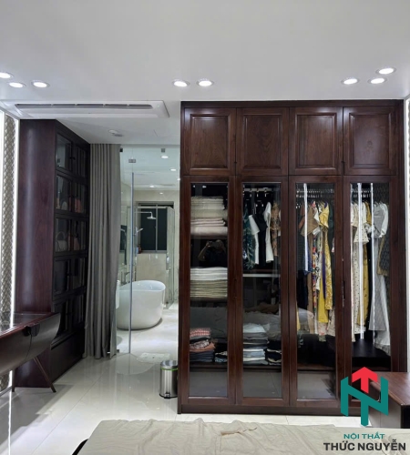 KIẾN TẠO KHÔNG GIAN SỐNG ĐẲNG CẤP VỚI GỖ ÓC CHÓ