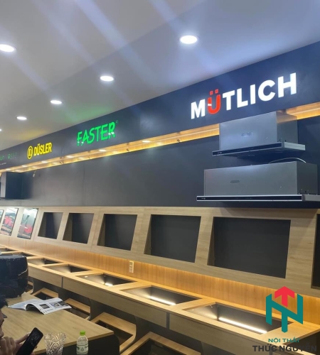 Thi Công Nội Thất Showroom Thiết Bị Nhà Bếp Sang Trọng