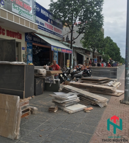 Thi Công Nội Thất Showroom Thiết Bị Nhà Bếp Sang Trọng