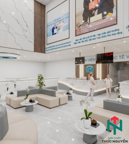 Thiết Kế Nội Thất Bệnh Viện Mắt Chuẩn Y Tế, Thẩm Mỹ Cao