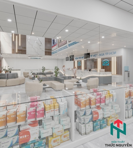 Thiết Kế Nội Thất Bệnh Viện Mắt Chuẩn Y Tế, Thẩm Mỹ Cao