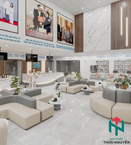 Thiết Kế Nội Thất Bệnh Viện Mắt Chuẩn Y Tế, Thẩm Mỹ Cao