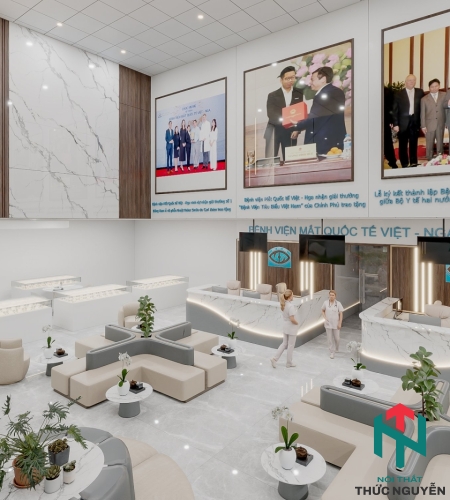 Thiết Kế Nội Thất Bệnh Viện Mắt Chuẩn Y Tế, Thẩm Mỹ Cao
