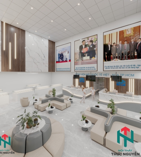 Thiết Kế Nội Thất Bệnh Viện Mắt Chuẩn Y Tế, Thẩm Mỹ Cao