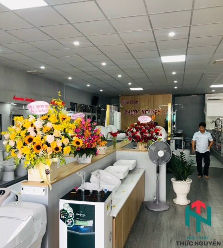 Thi Công Nội Thất Showroom Thiết Bị Nhà Bếp Sang Trọng