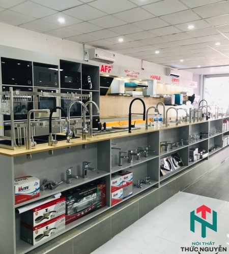 Thi Công Nội Thất Showroom Thiết Bị Nhà Bếp Sang Trọng